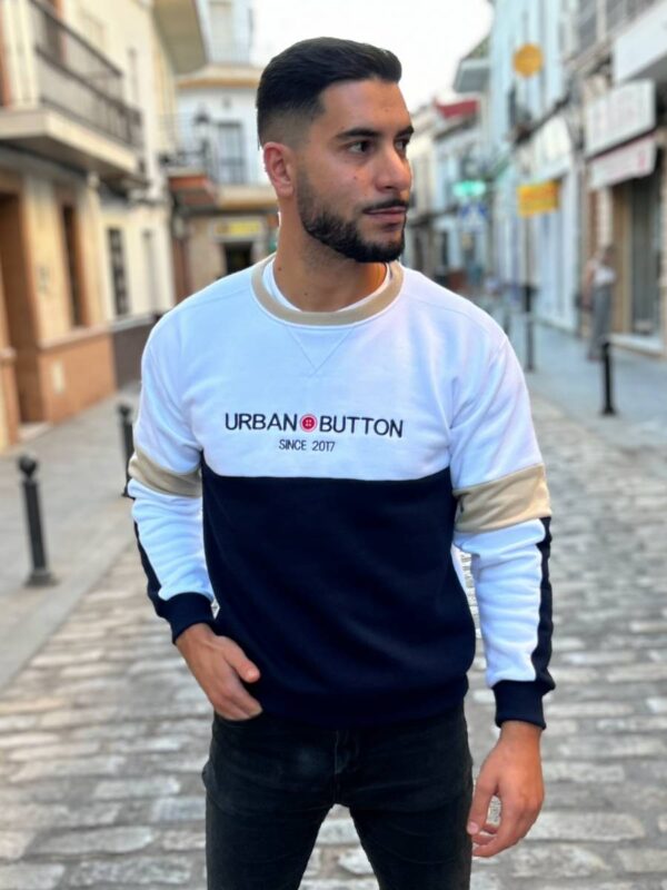 sudadera urban button